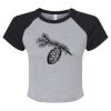 Women's Micro Rib Raglan Baby Tee Thumbnail