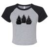 Women's Micro Rib Raglan Baby Tee Thumbnail