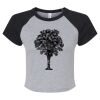 Women's Micro Rib Raglan Baby Tee Thumbnail