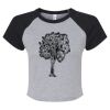 Women's Micro Rib Raglan Baby Tee Thumbnail