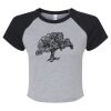Women's Micro Rib Raglan Baby Tee Thumbnail