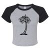 Women's Micro Rib Raglan Baby Tee Thumbnail