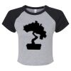 Women's Micro Rib Raglan Baby Tee Thumbnail