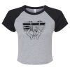 Women's Micro Rib Raglan Baby Tee Thumbnail