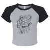Women's Micro Rib Raglan Baby Tee Thumbnail