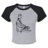 Women's Micro Rib Raglan Baby Tee Thumbnail