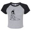 Women's Micro Rib Raglan Baby Tee Thumbnail