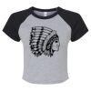 Women's Micro Rib Raglan Baby Tee Thumbnail