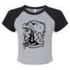 Women's Micro Rib Raglan Baby Tee Thumbnail