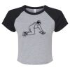 Women's Micro Rib Raglan Baby Tee Thumbnail