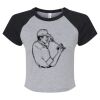 Women's Micro Rib Raglan Baby Tee Thumbnail