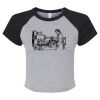 Women's Micro Rib Raglan Baby Tee Thumbnail