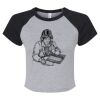 Women's Micro Rib Raglan Baby Tee Thumbnail