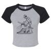Women's Micro Rib Raglan Baby Tee Thumbnail