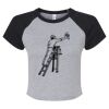 Women's Micro Rib Raglan Baby Tee Thumbnail