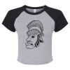 Women's Micro Rib Raglan Baby Tee Thumbnail