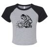 Women's Micro Rib Raglan Baby Tee Thumbnail