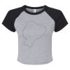 Women's Micro Rib Raglan Baby Tee Thumbnail