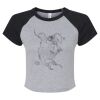 Women's Micro Rib Raglan Baby Tee Thumbnail