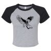 Women's Micro Rib Raglan Baby Tee Thumbnail