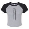 Women's Micro Rib Raglan Baby Tee Thumbnail