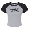 Women's Micro Rib Raglan Baby Tee Thumbnail
