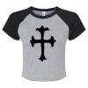 Women's Micro Rib Raglan Baby Tee Thumbnail