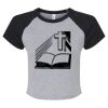 Women's Micro Rib Raglan Baby Tee Thumbnail