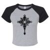 Women's Micro Rib Raglan Baby Tee Thumbnail