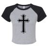 Women's Micro Rib Raglan Baby Tee Thumbnail