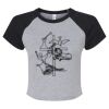 Women's Micro Rib Raglan Baby Tee Thumbnail