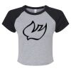Women's Micro Rib Raglan Baby Tee Thumbnail