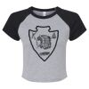 Women's Micro Rib Raglan Baby Tee Thumbnail