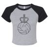 Women's Micro Rib Raglan Baby Tee Thumbnail