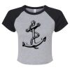 Women's Micro Rib Raglan Baby Tee Thumbnail