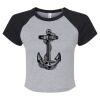 Women's Micro Rib Raglan Baby Tee Thumbnail