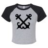 Women's Micro Rib Raglan Baby Tee Thumbnail