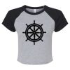 Women's Micro Rib Raglan Baby Tee Thumbnail