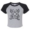 Women's Micro Rib Raglan Baby Tee Thumbnail