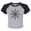 Women's Micro Rib Raglan Baby Tee Thumbnail