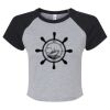Women's Micro Rib Raglan Baby Tee Thumbnail