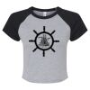 Women's Micro Rib Raglan Baby Tee Thumbnail