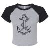 Women's Micro Rib Raglan Baby Tee Thumbnail
