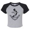 Women's Micro Rib Raglan Baby Tee Thumbnail