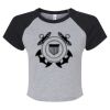Women's Micro Rib Raglan Baby Tee Thumbnail