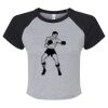 Women's Micro Rib Raglan Baby Tee Thumbnail