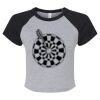 Women's Micro Rib Raglan Baby Tee Thumbnail