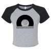 Women's Micro Rib Raglan Baby Tee Thumbnail