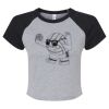 Women's Micro Rib Raglan Baby Tee Thumbnail