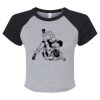 Women's Micro Rib Raglan Baby Tee Thumbnail